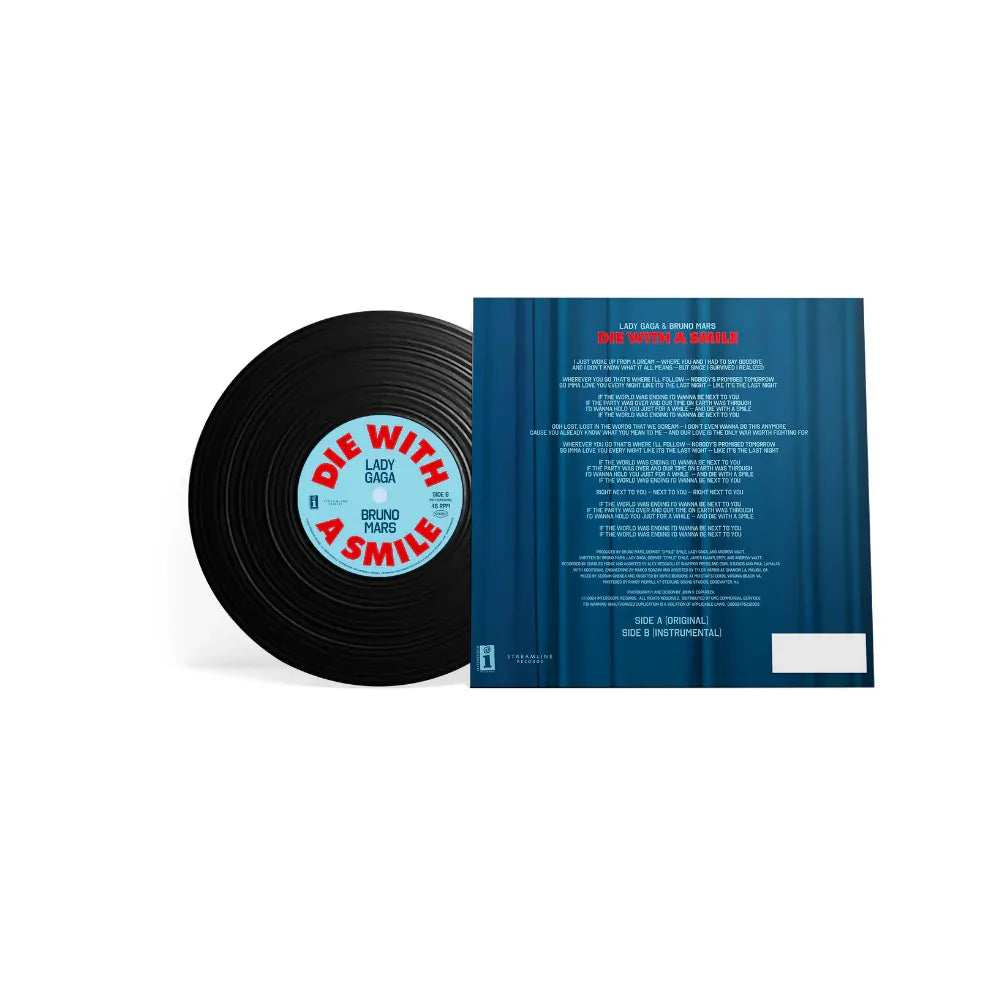 Lady Gaga & Bruno Mars - Die With A Smile (Vinilo 7") - Plastic Books
