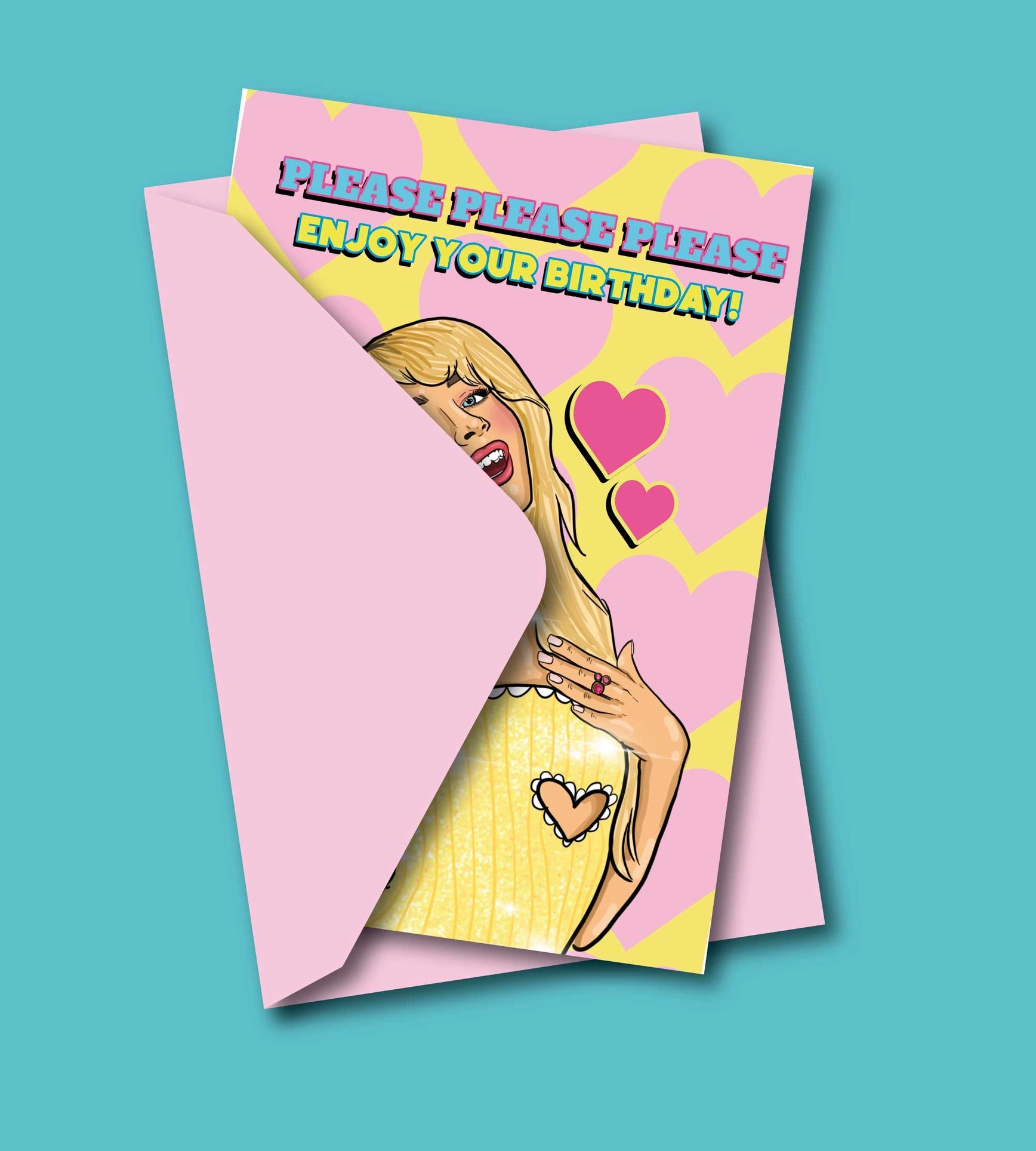 Tarjeta de felicitación para el día de cumpleaños de Sabrina Carpenter - Plastic Books