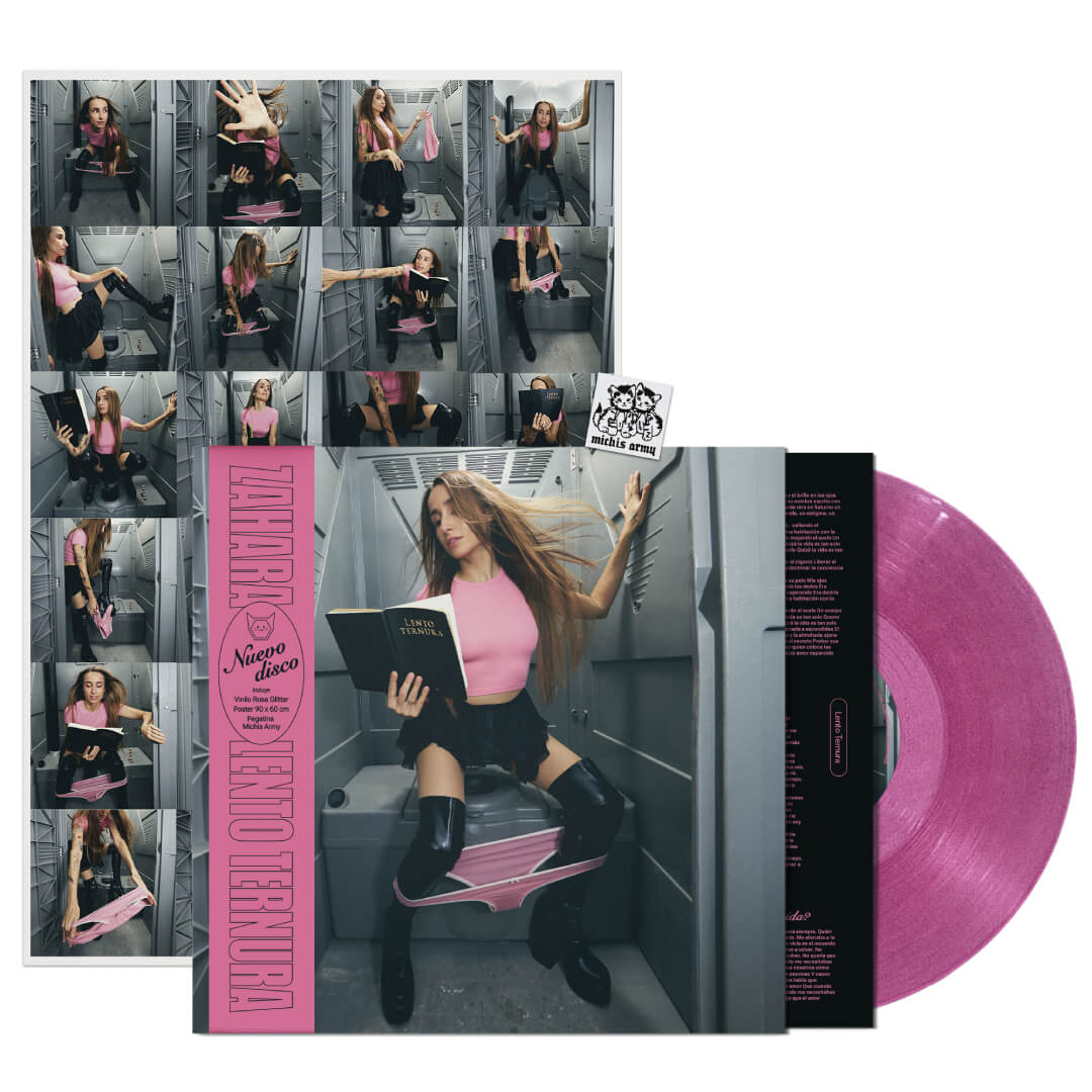Zahara – Lento Ternura (LP Vinilo Rosa Glitter Edición Firmada) - Plastic Books