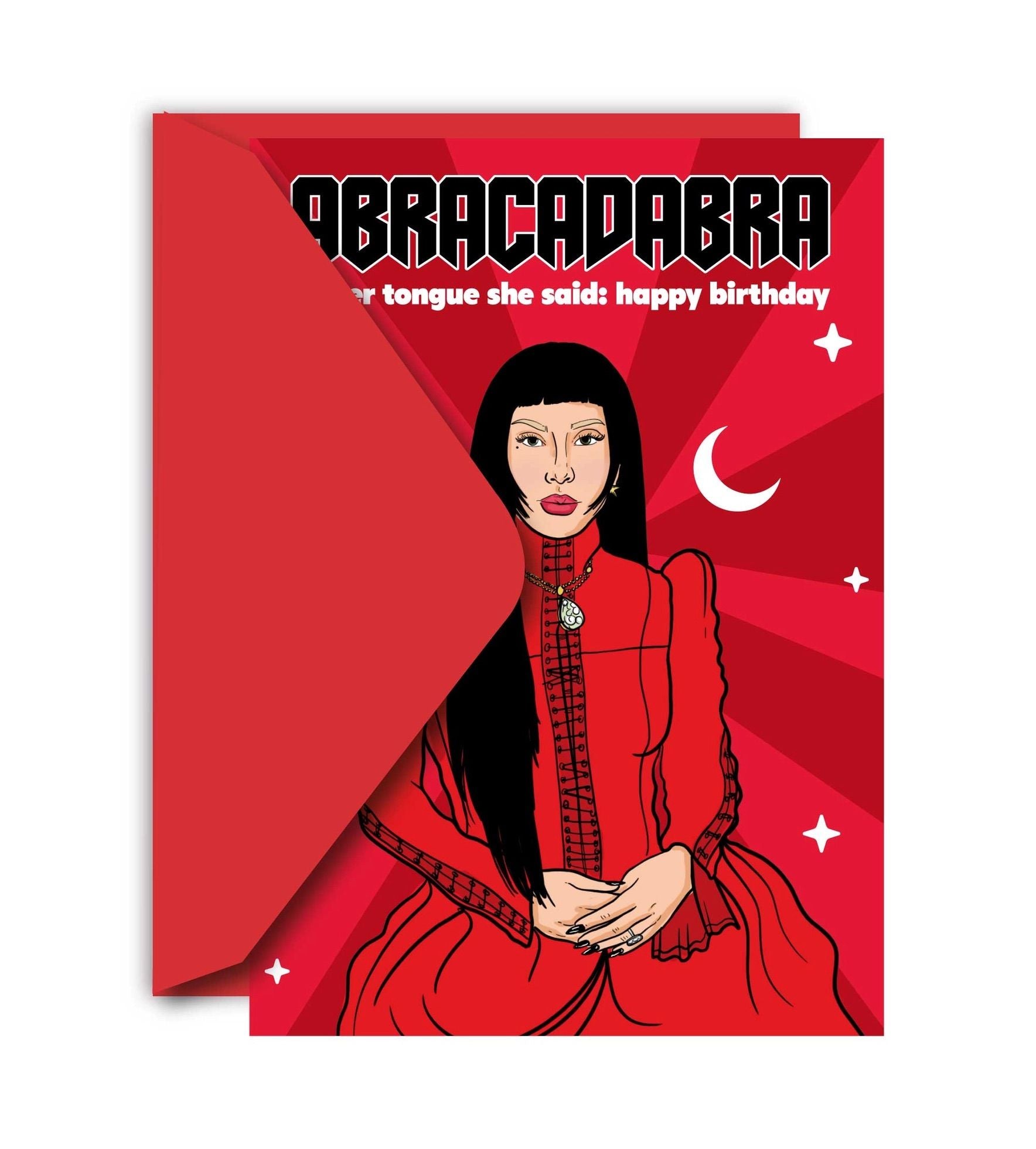 Tarjeta de felicitación de Lady Gaga - Abracadabra - Plastic Books