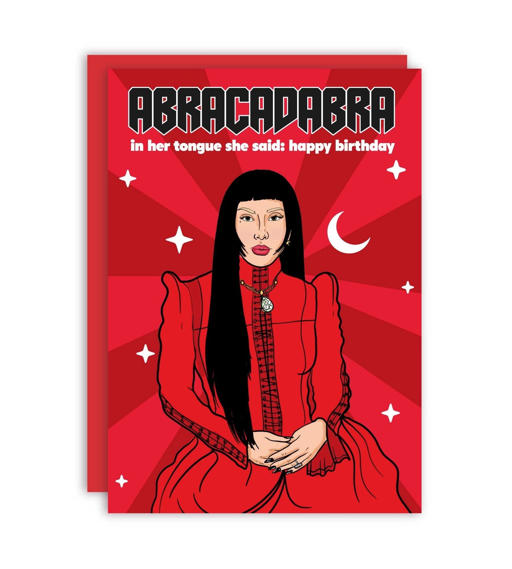 Tarjeta de felicitación de Lady Gaga - Abracadabra - Plastic Books