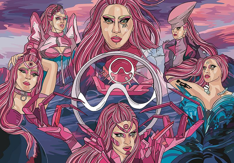Lady Gaga. Born Her Way – Laura Floris - Plastic Books