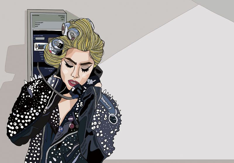 Lady Gaga. Born Her Way – Laura Floris - Plastic Books