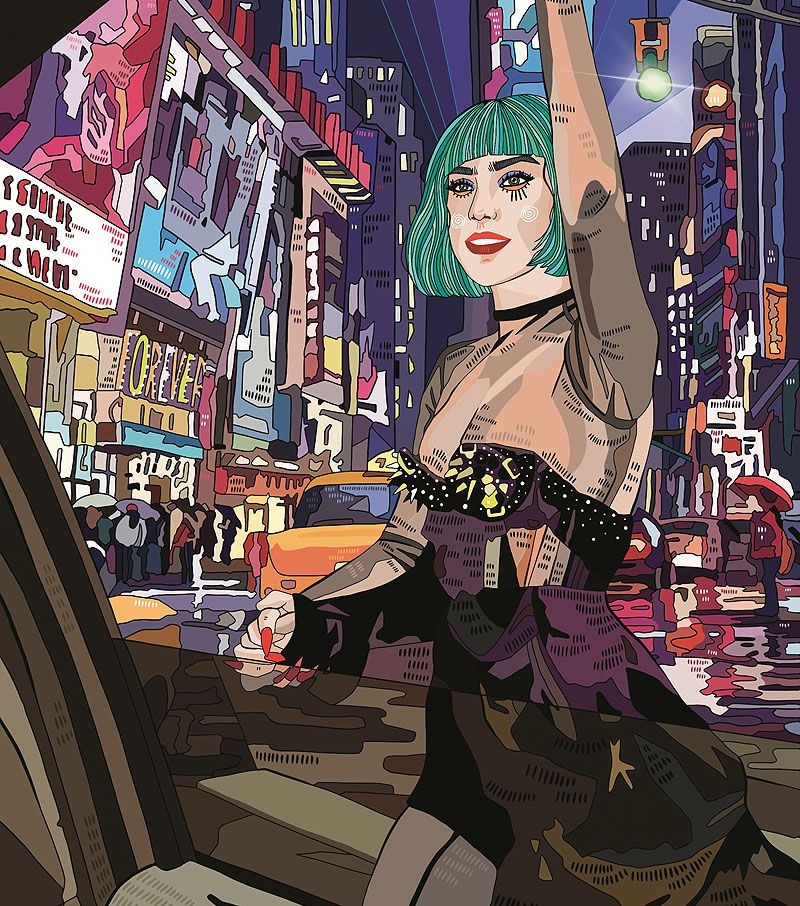 Lady Gaga. Born Her Way – Laura Floris - Plastic Books