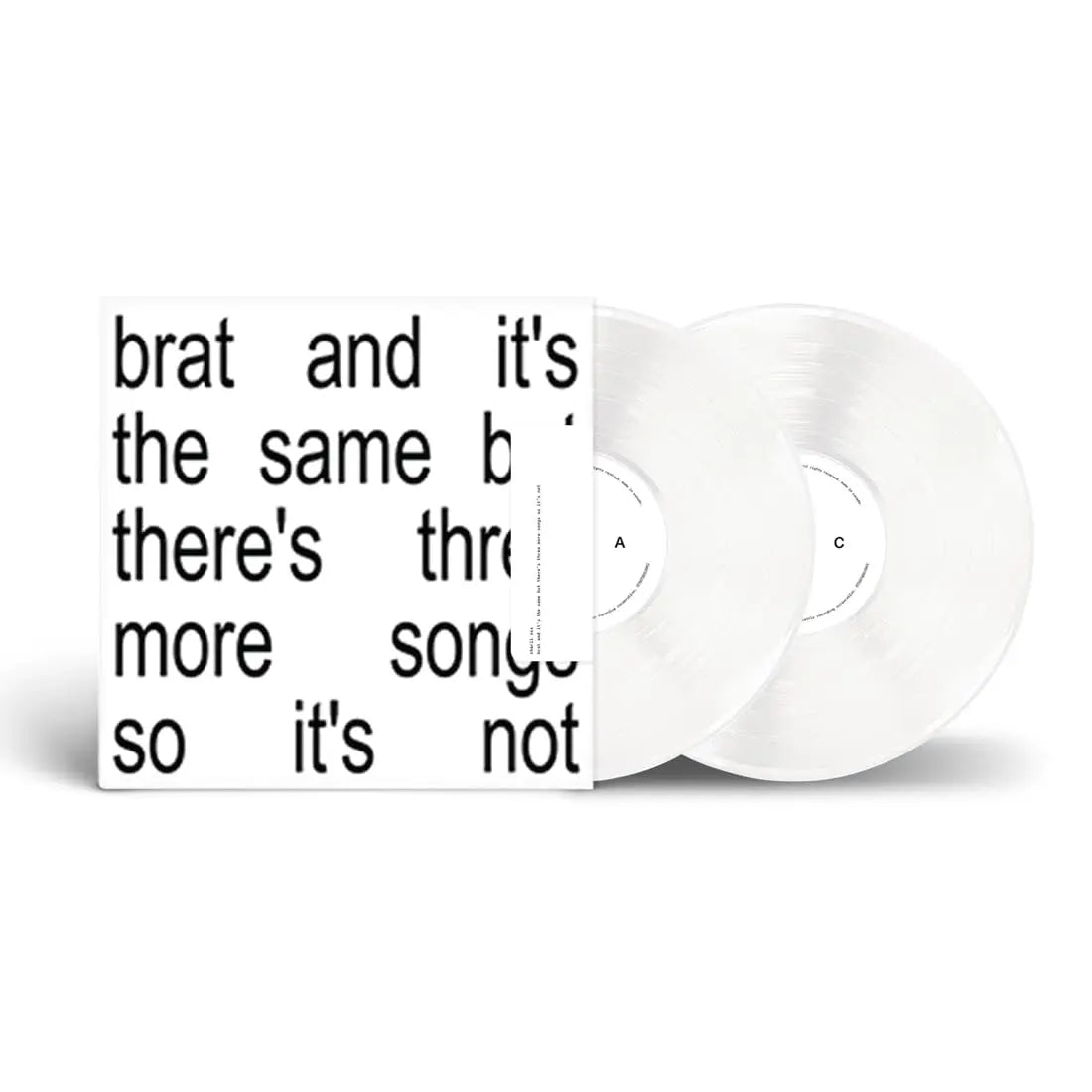 Brat and it’s the same but there’s three more songs so it’s not (Vinilo Blanco) – Plastic Books