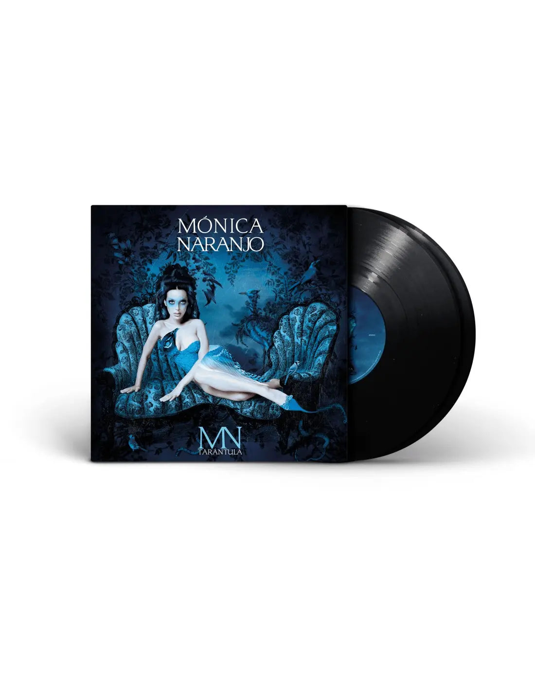 Doble vinilo de Mónica Naranjo – Tarántula con la artista en la portada.