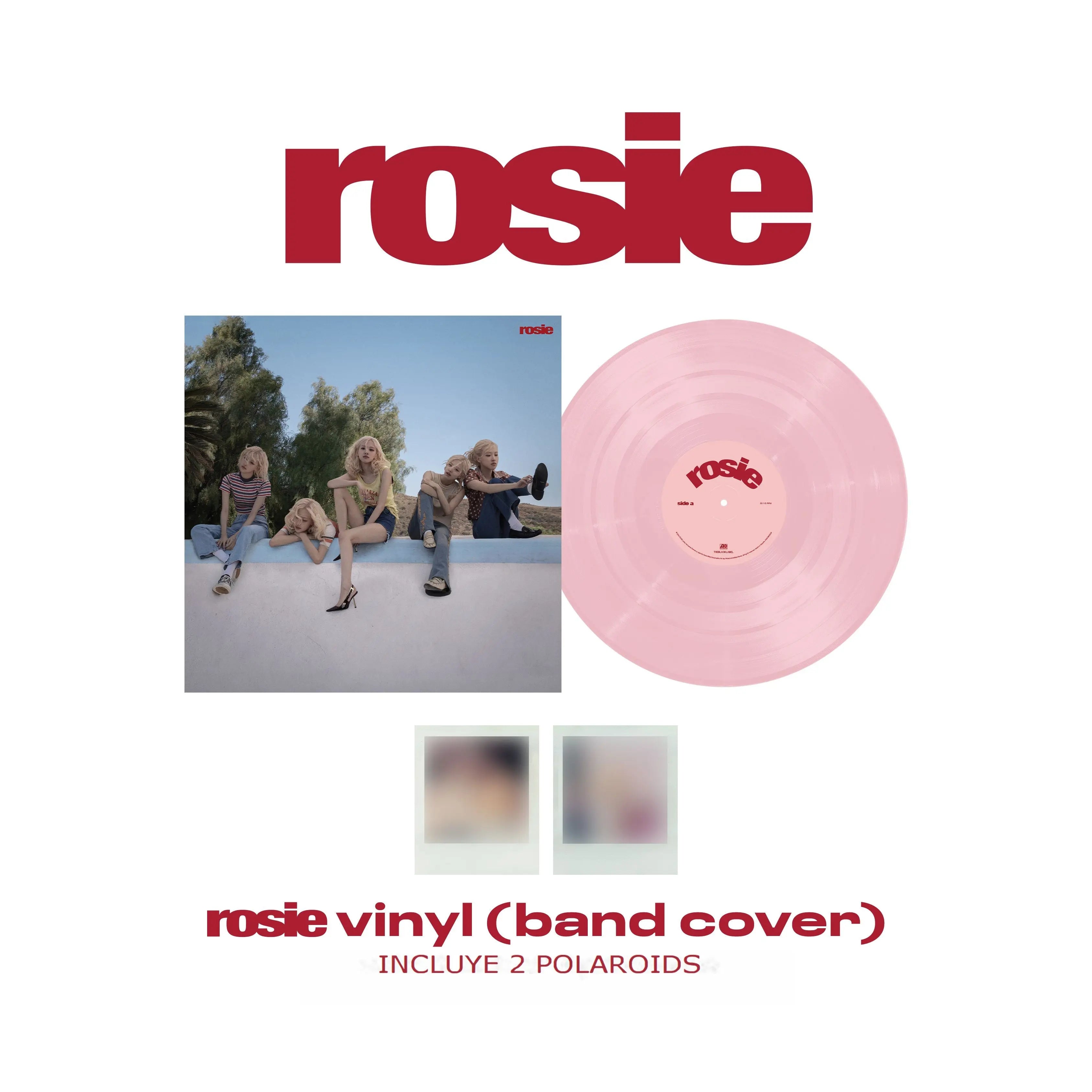 Rosé – Rosie (Band Cover + Polaroids) – Plastic Books