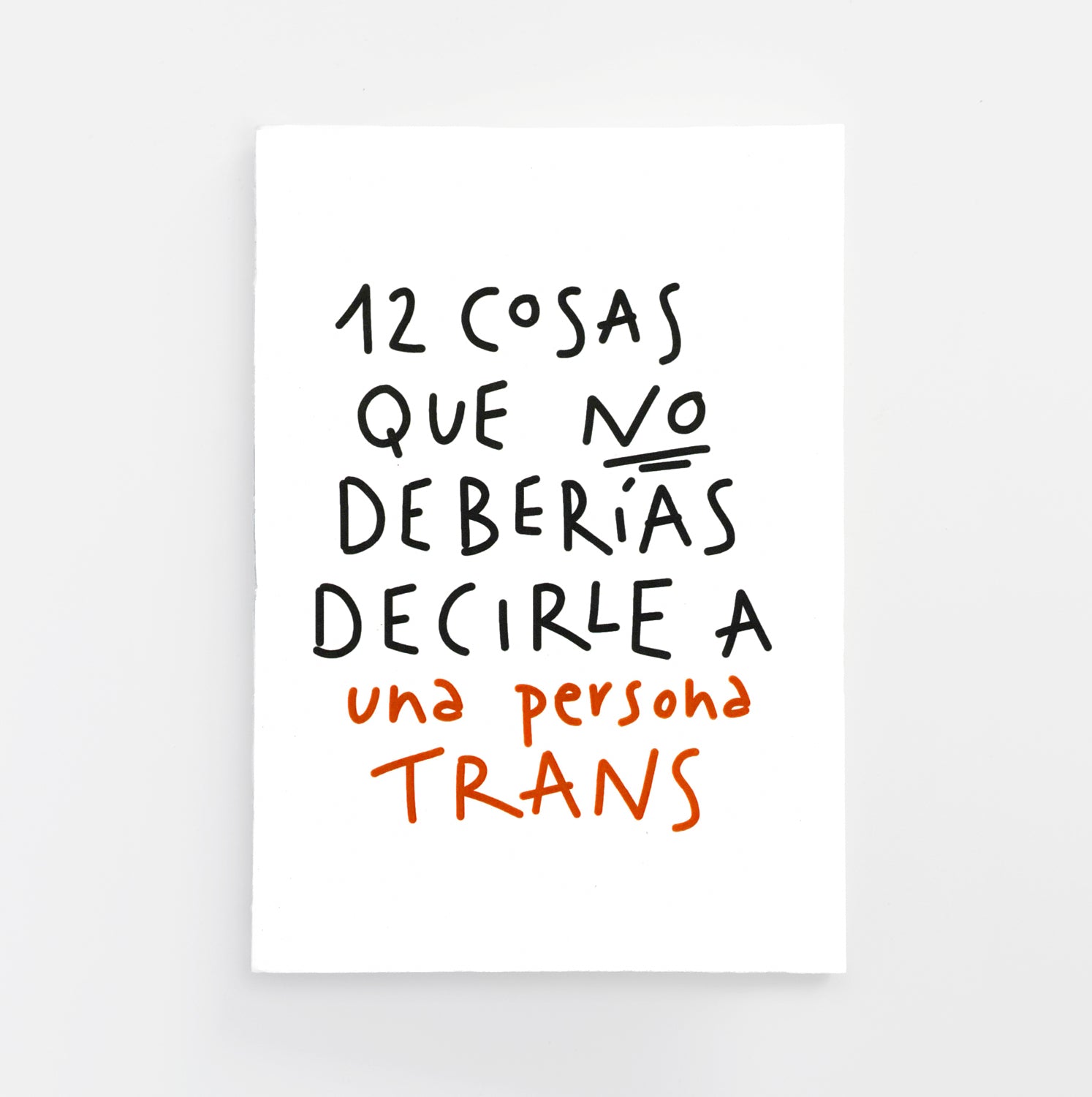 12 cosas que no deberías decirle a una persona trans – Plastic Books
