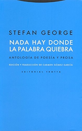 Nada hay donde la palabra quiebra antología de poesía y prosa