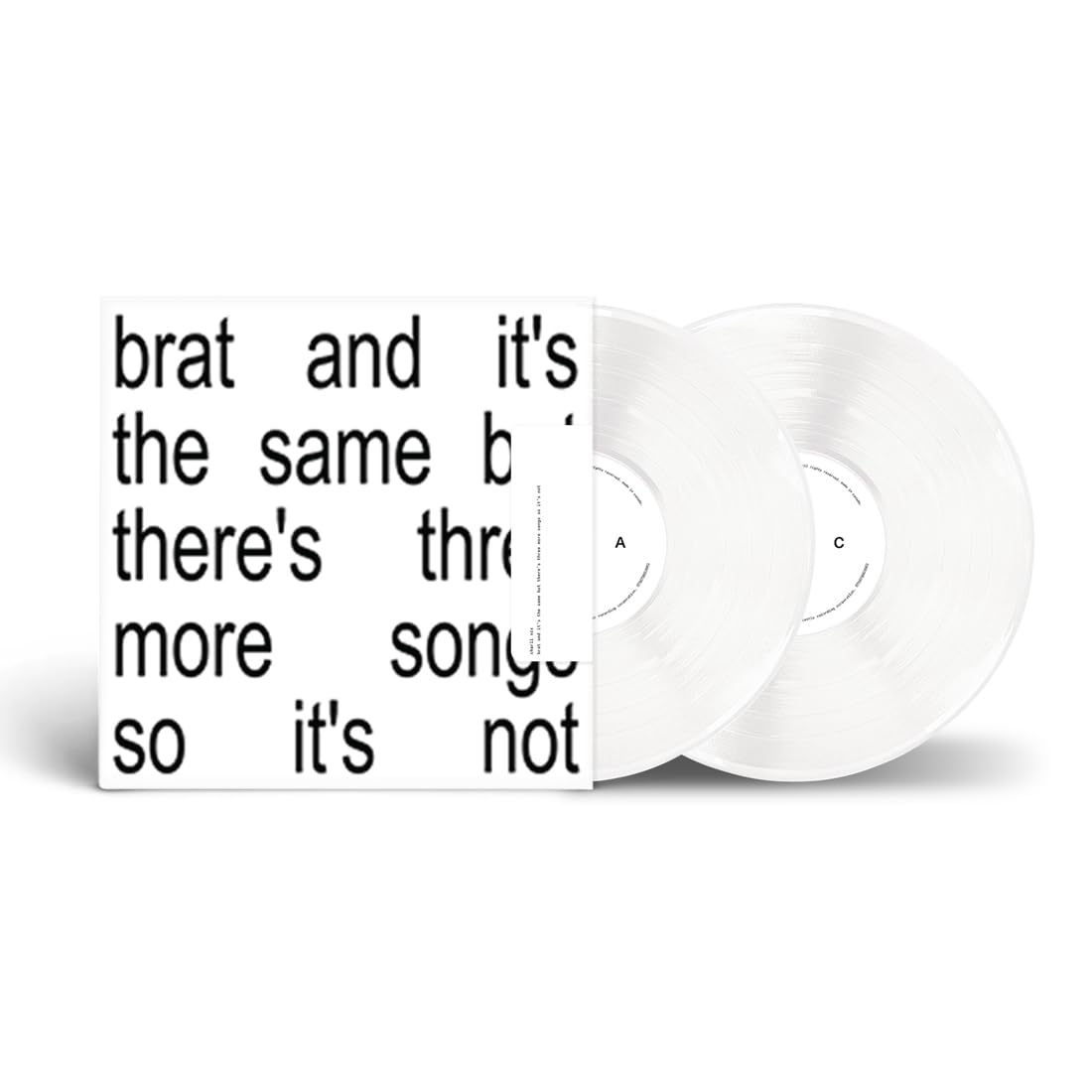 Brat and it’s the same but there’s three more songs so it’s not (Vinilo Blanco)