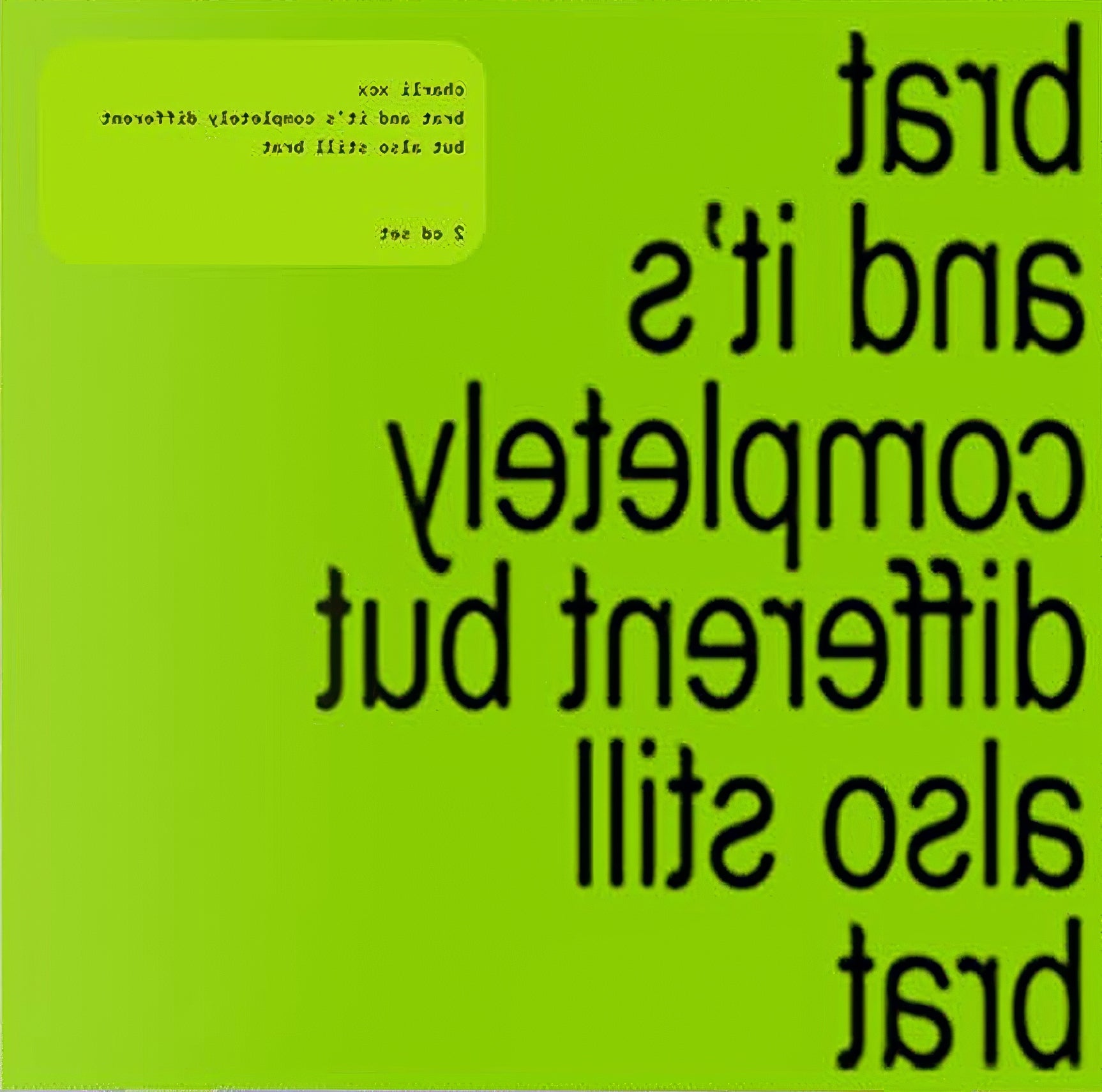 Brat and It's Completely Different but Also Still Brat [Doble CD + Tarjeta firmada] - Plastic Books