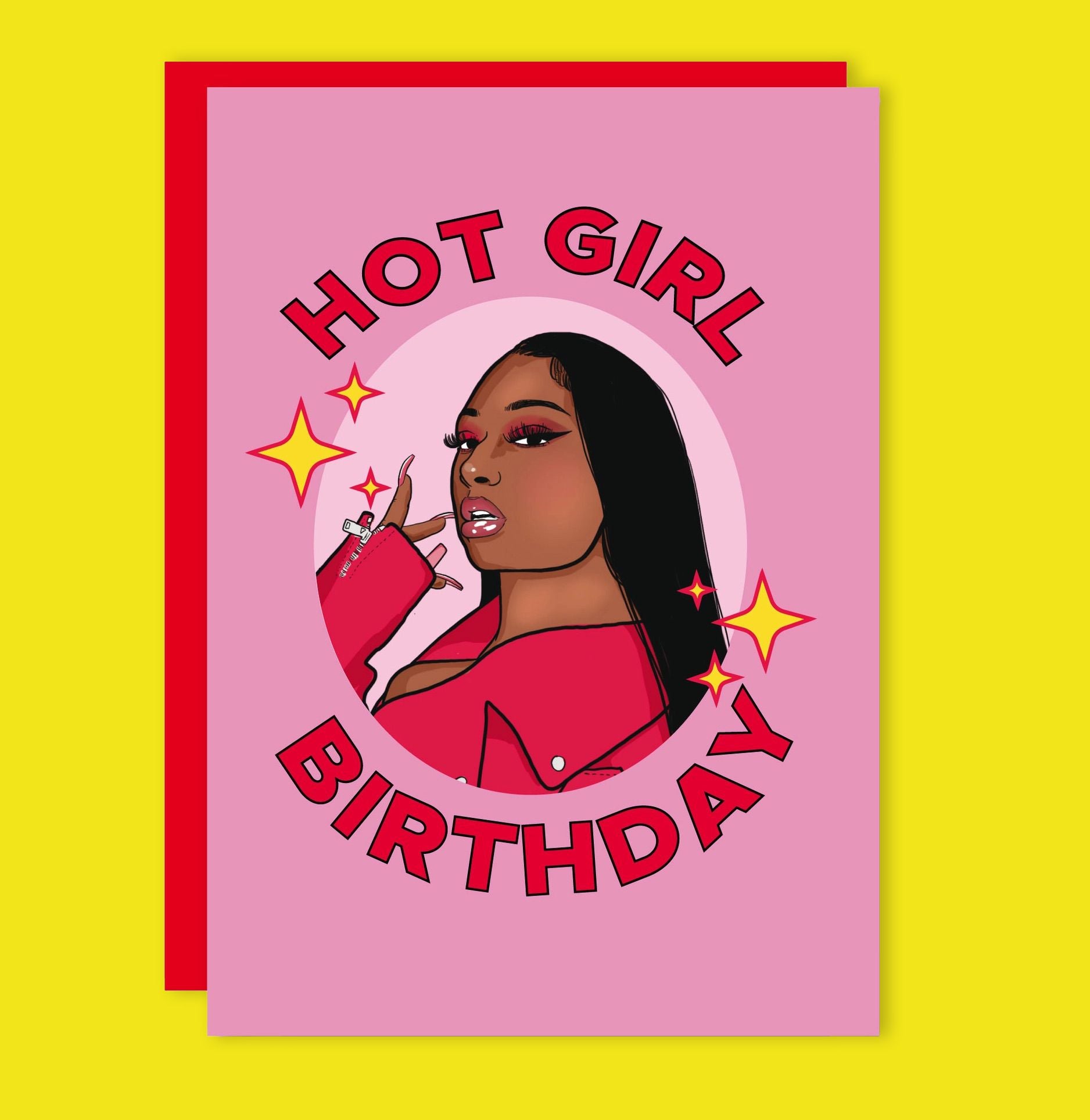 Megan Thee Stallion's Hot Girl Birthday Greeting Card