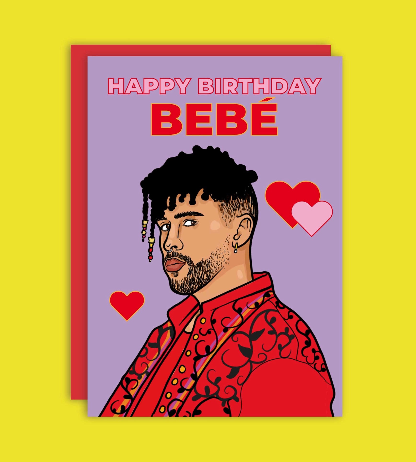 Bad Bunny's Happy Birthday Baby Greeting Card