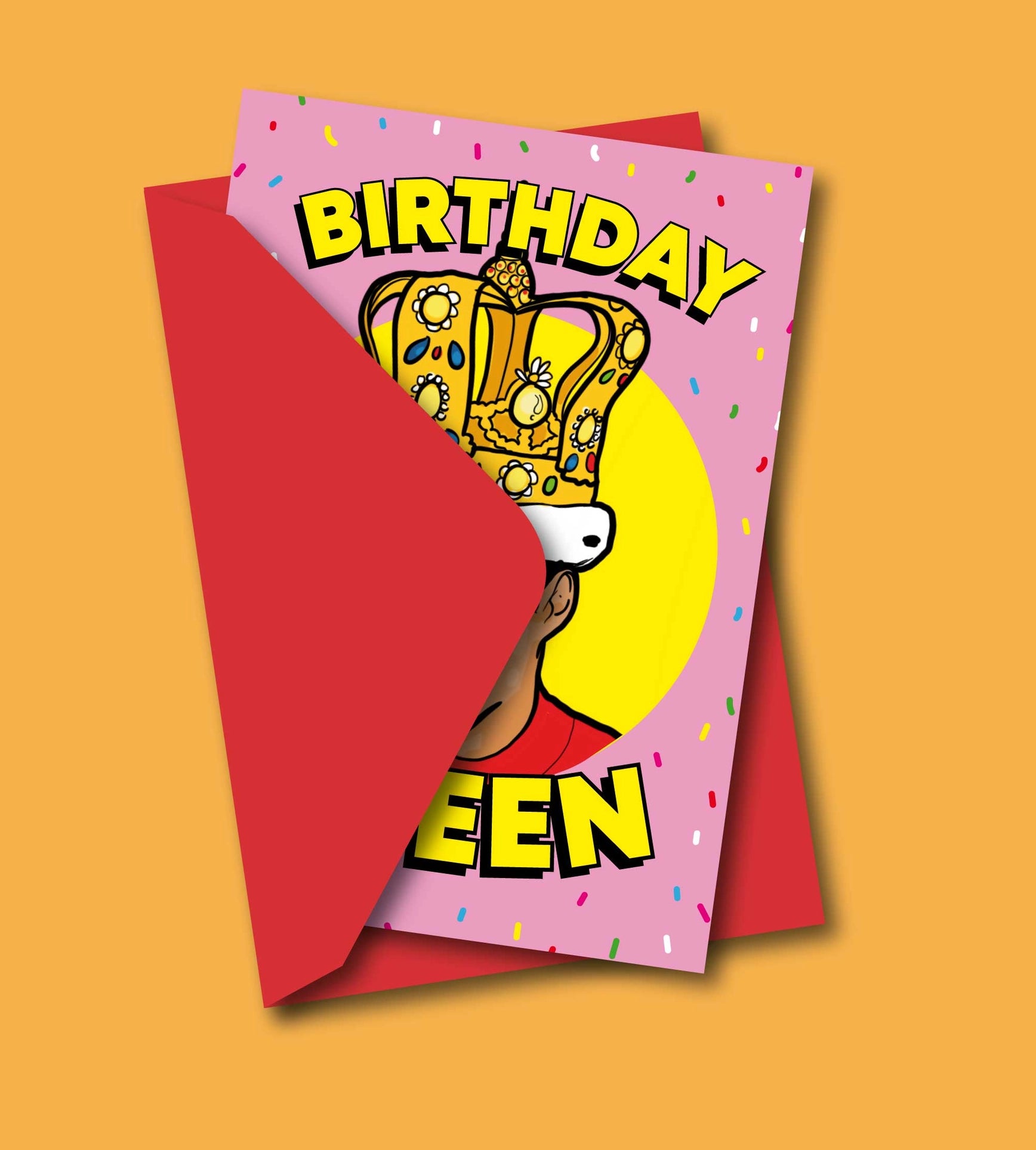 Tarjeta de felicitación de la reina de cumpleaños Freddie Mercury - Plastic Books