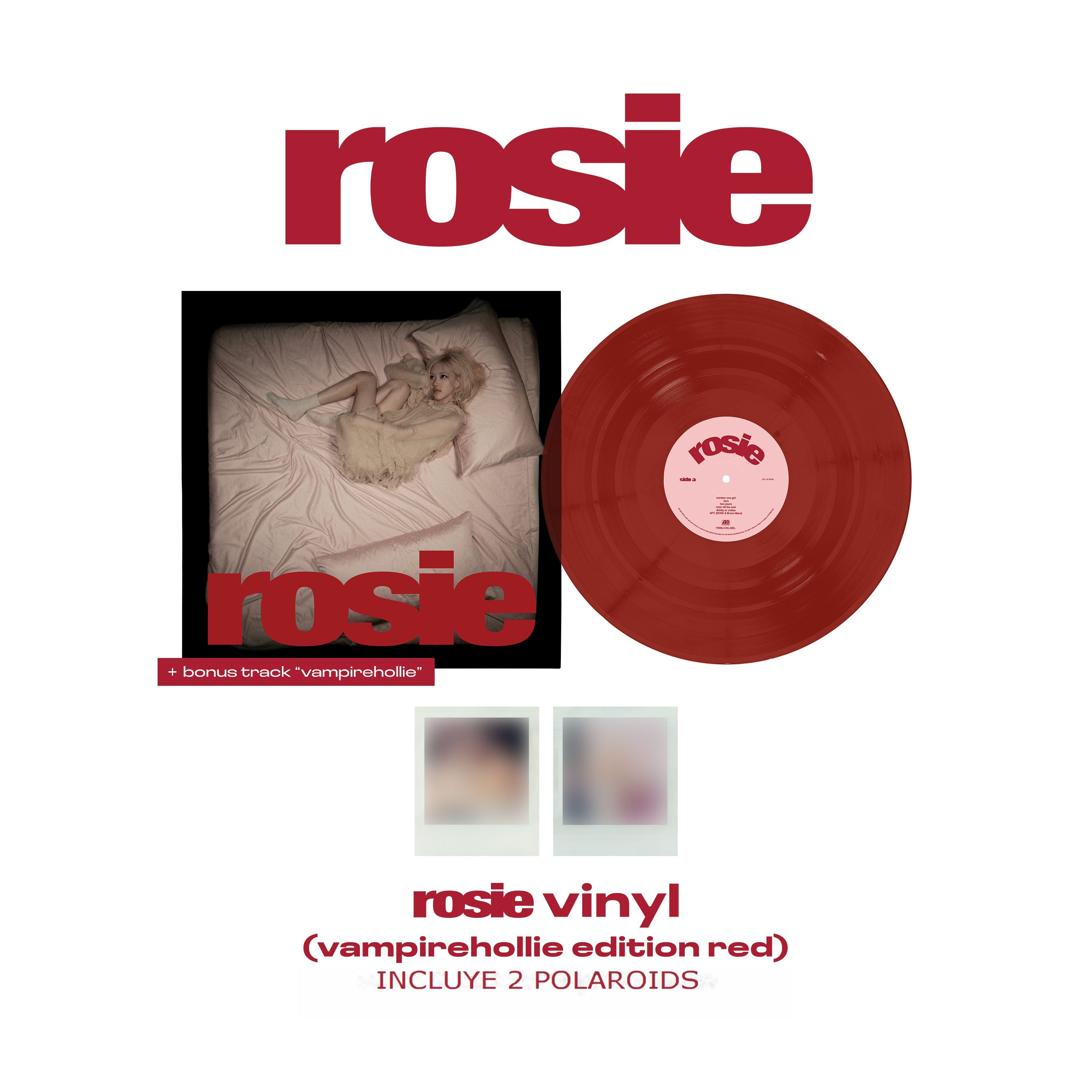 Rosé – Rosie (Vampirehollie Edition Red + Polaroids)