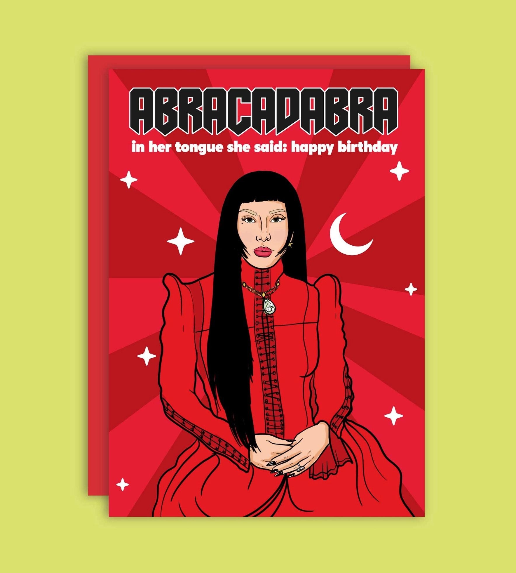 Lady Gaga Greeting Card - Abracadabra