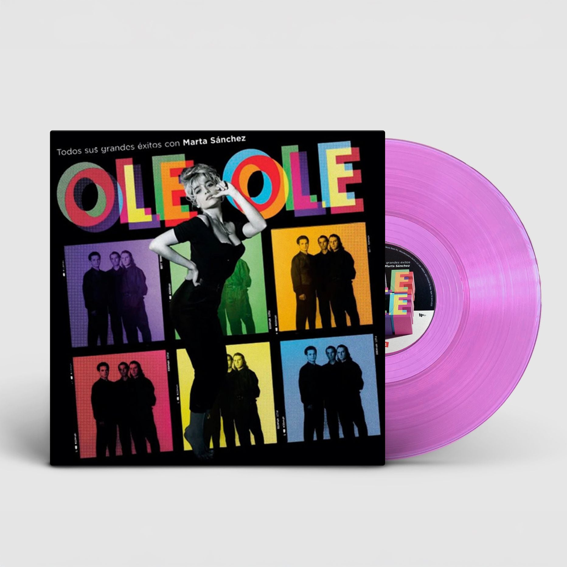 Olé Olé – Todos sus grandes éxitos con Marta Sánchez - Vinilo (Color Rosa Transparente)