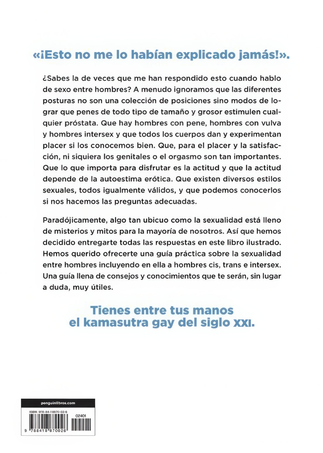 El Kamasutra Gay del siglo XXI: Una guía ilustrada para todos los hombres (cis, trans o intersex) que se consideran homosexuales – Plastic Books