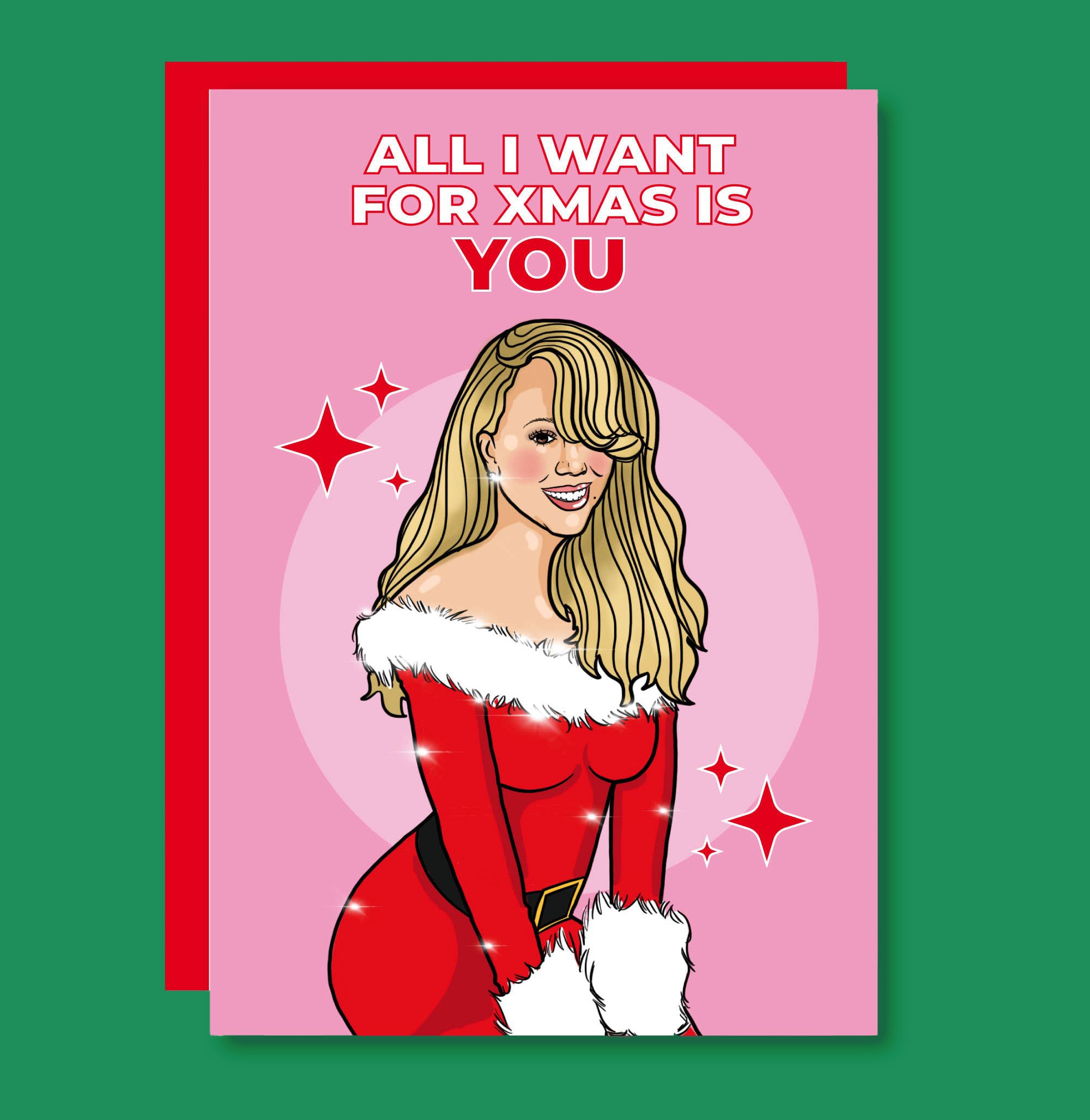 Tarjeta de Navidad de Mariah Carey All I Want For Christmas Is You