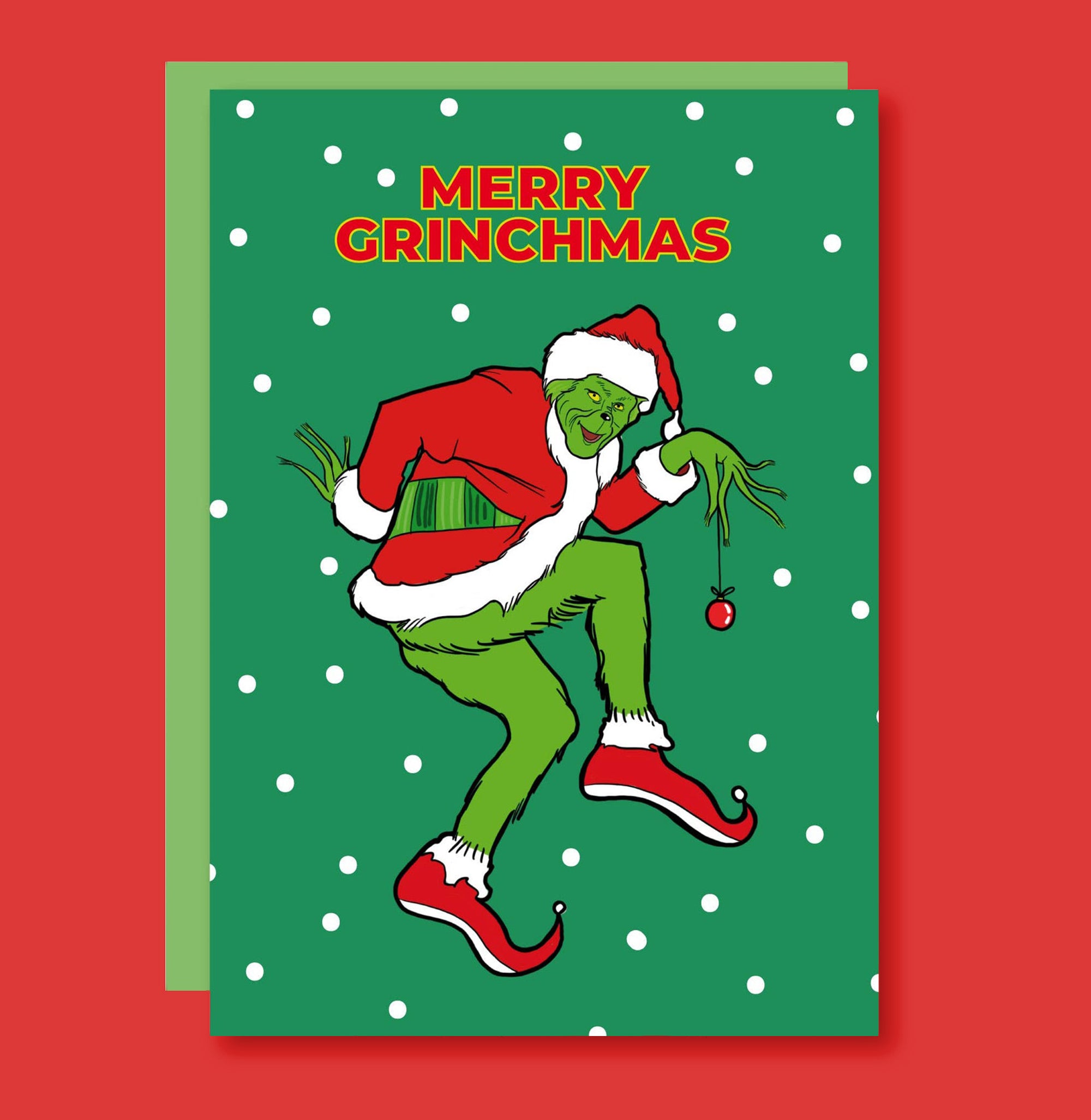 ¡Feliz Grinchmas! Tarjeta de Navidad
