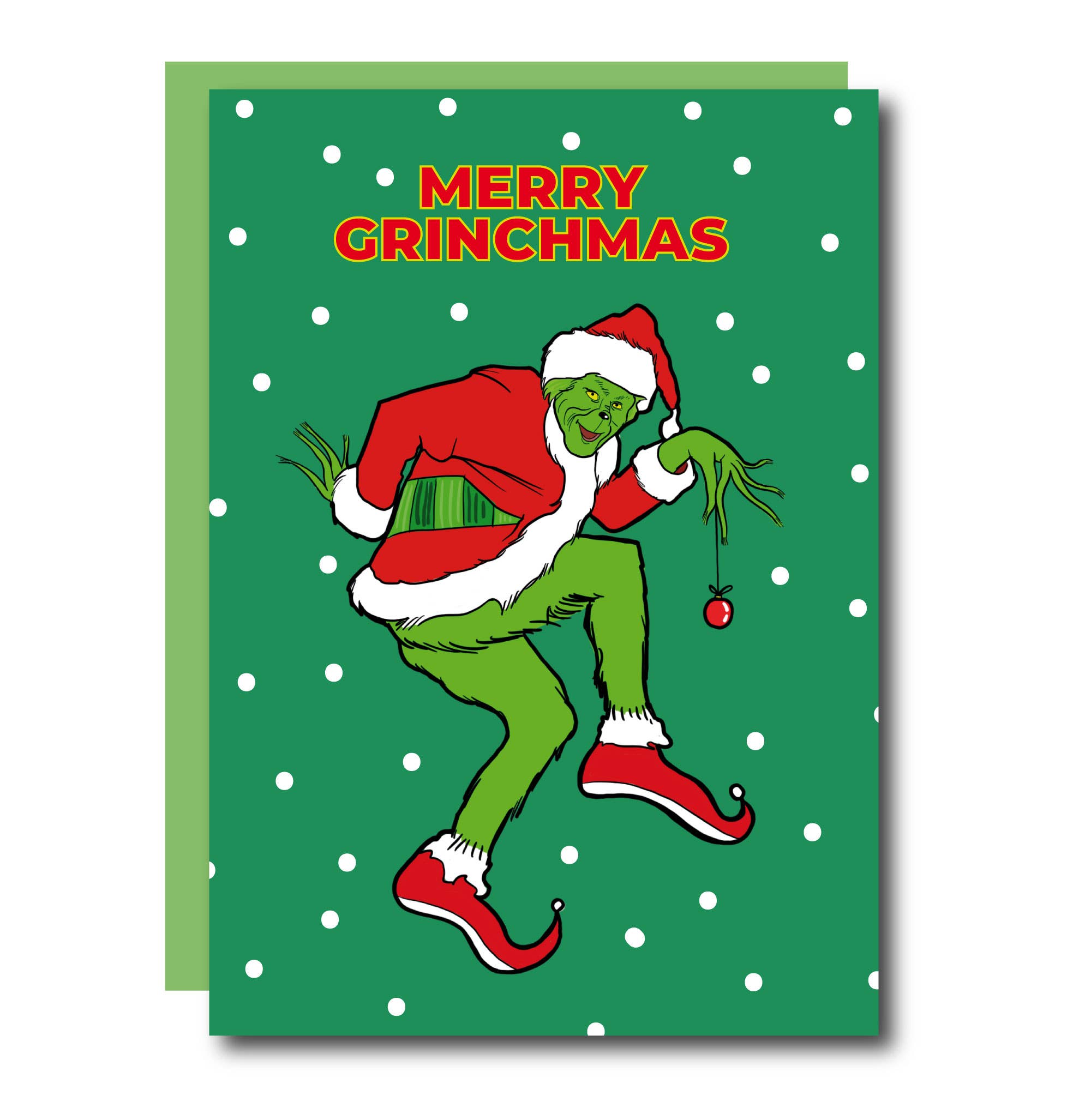 ¡Feliz Grinchmas! Tarjeta de Navidad