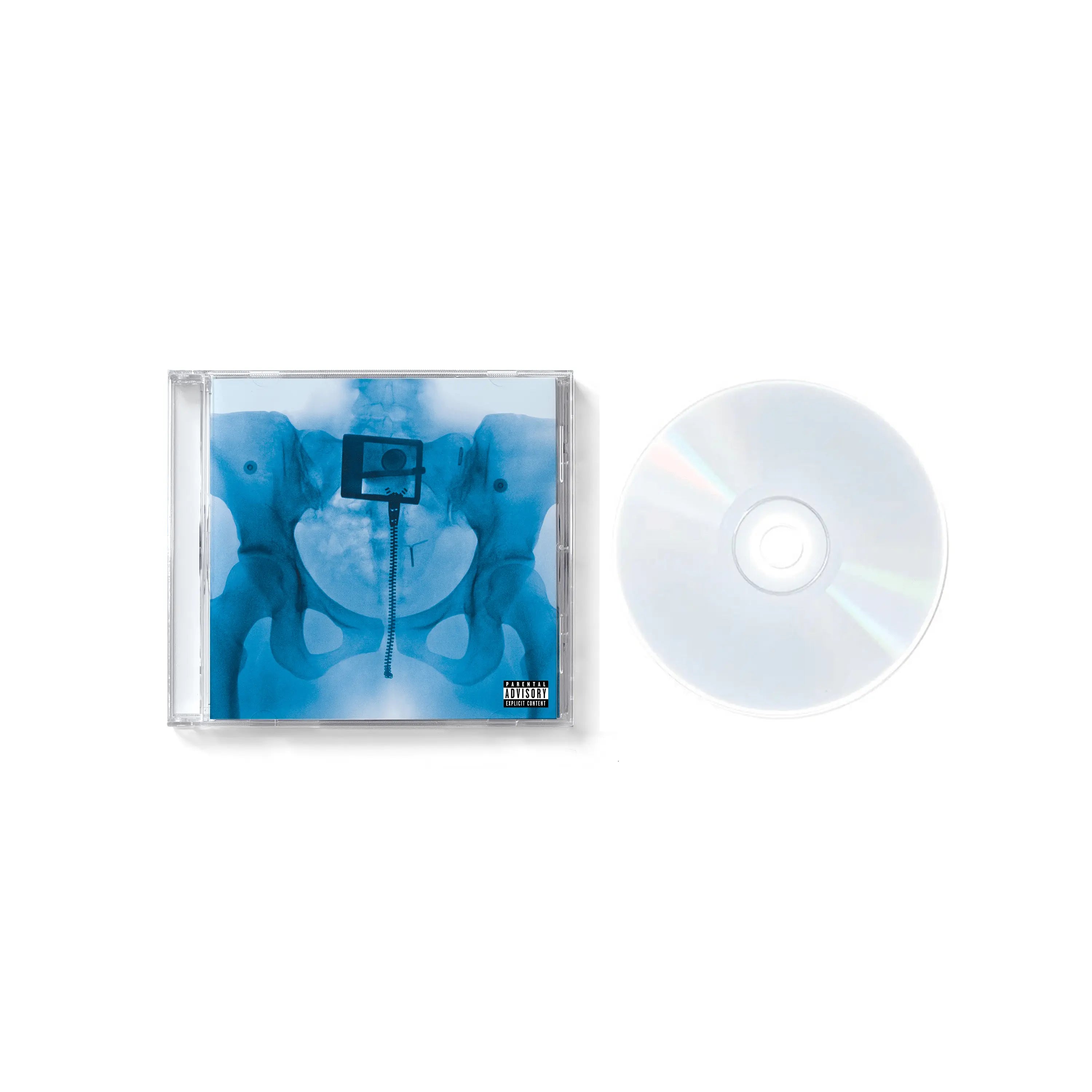 Lorde – Virgin CD with a clear disc and an X-ray image of a pelvis on the cover.