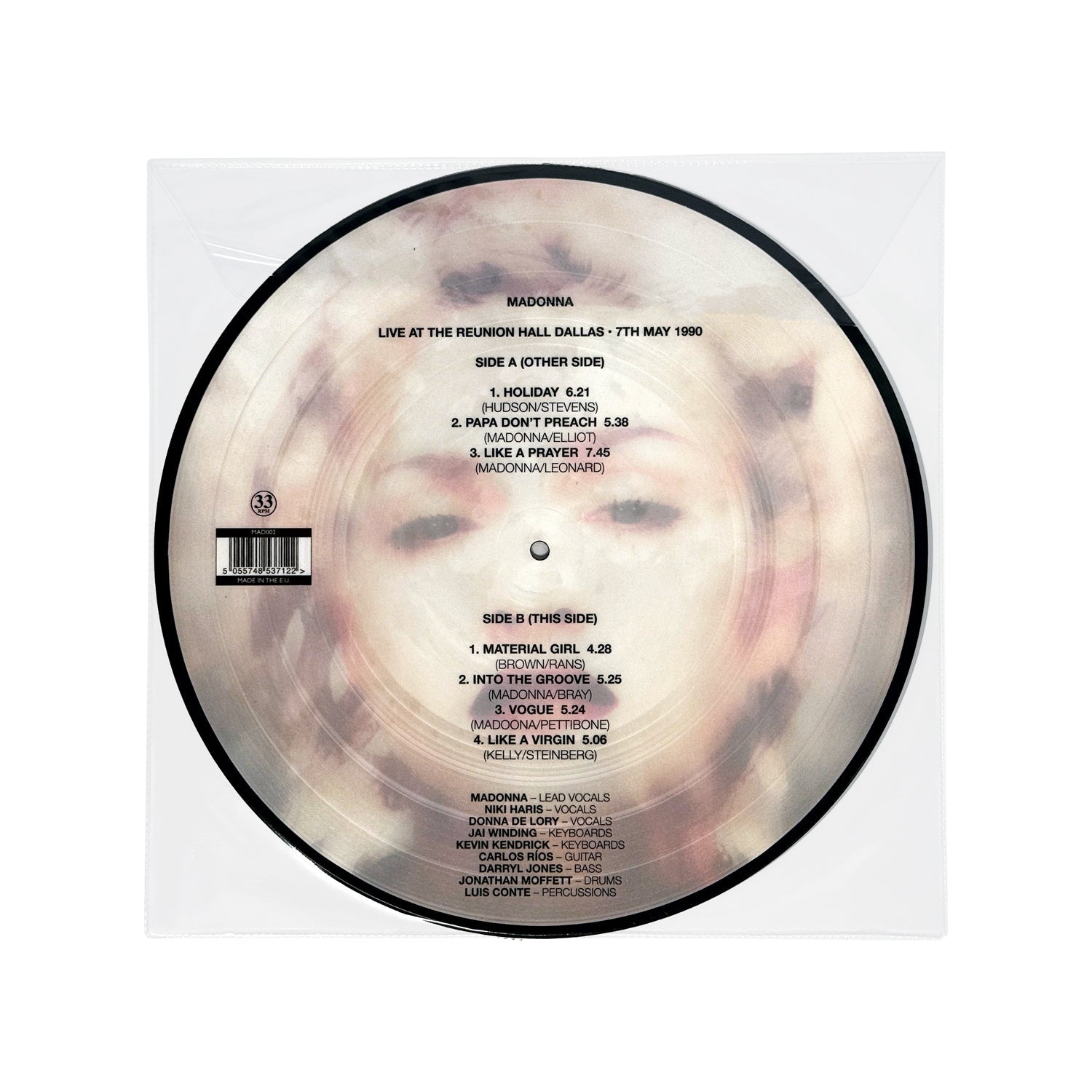 Madonna – Live In Dallas (7th May 1990) - Plastic Books