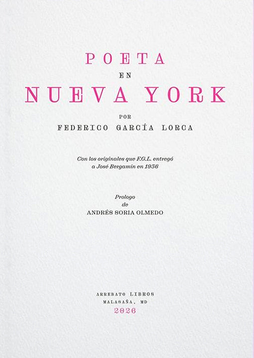 Poeta en Nueva York