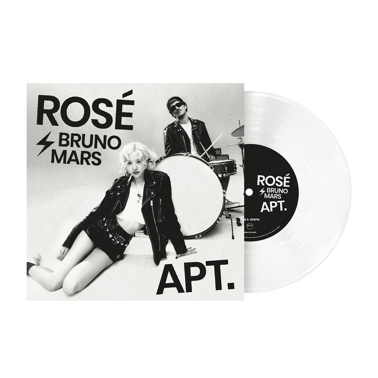 ROSÉ & Bruno Mars – APT.  (Single 7" vinilo blanco)