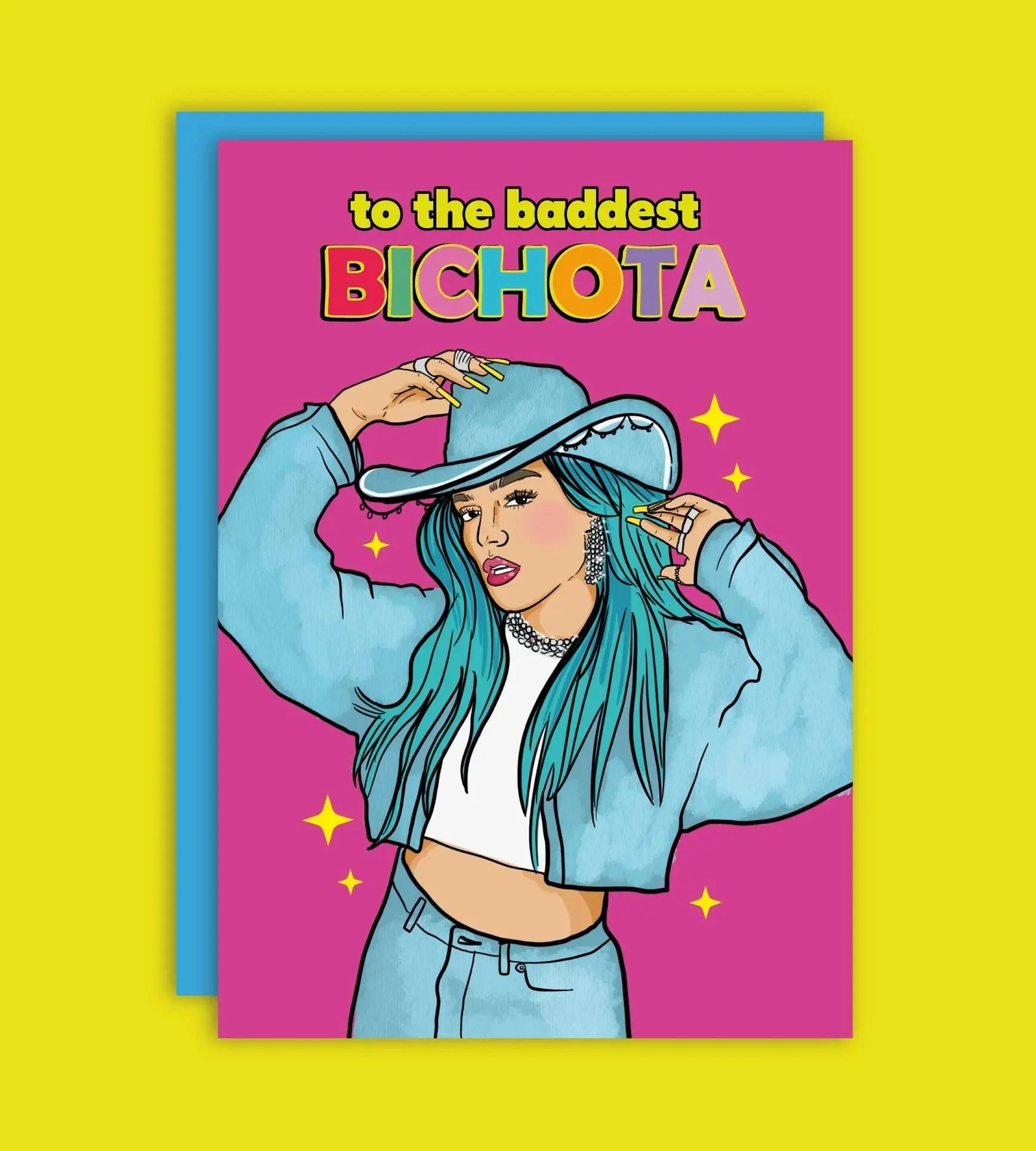 Targeta de felicitació To The Baddest Bichota Karol G