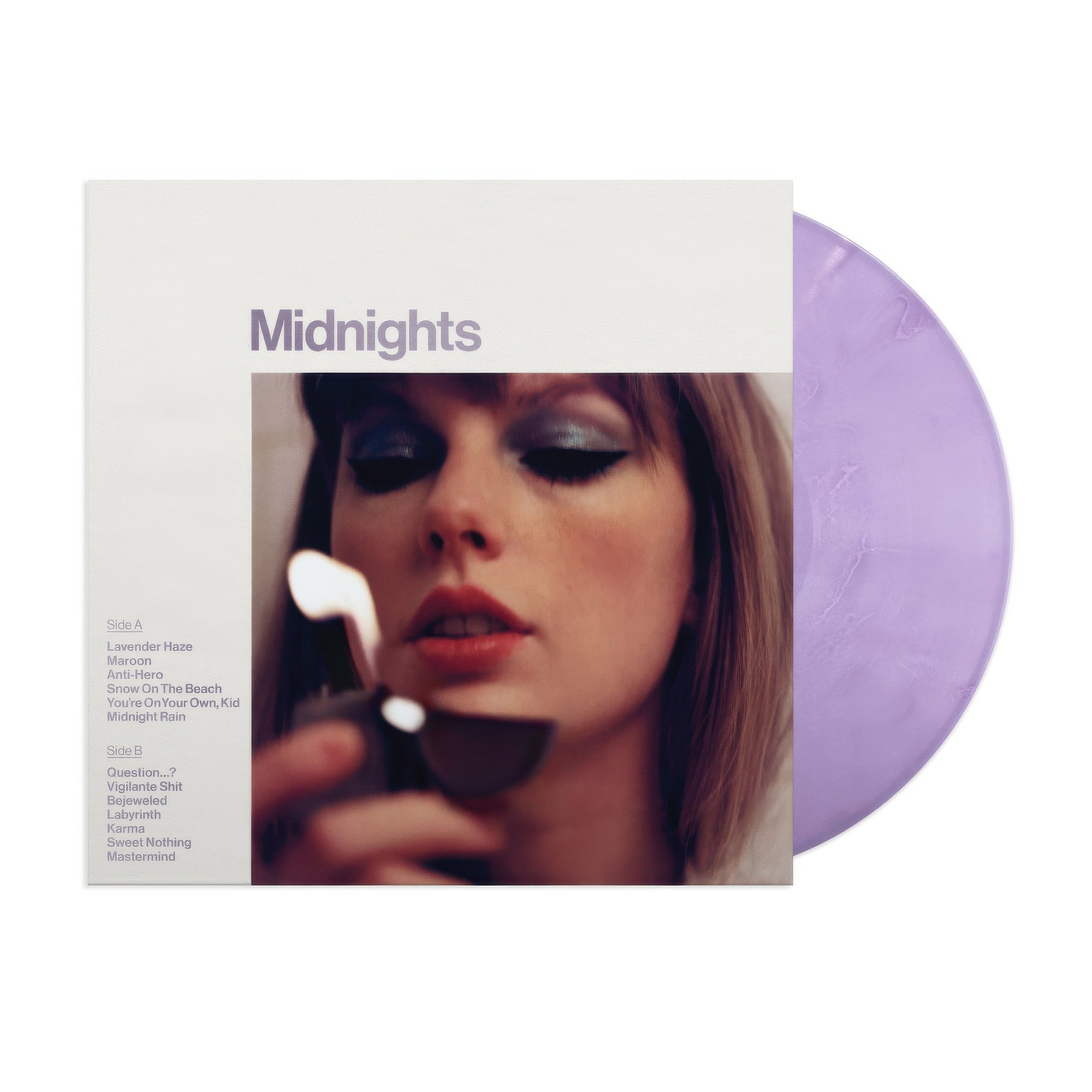 Taylor Swift – Midnights (Int'l Retail Vinyl Lavender Version) (LP-Vinilo)