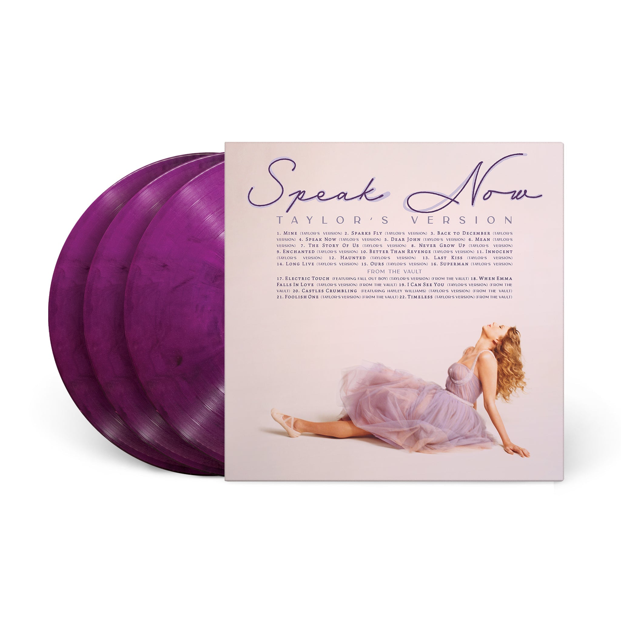 Taylor Swift – Speak Now (Taylor’s Version) [3LP Vinilo Color Orchid Marbled] - Plastic Books