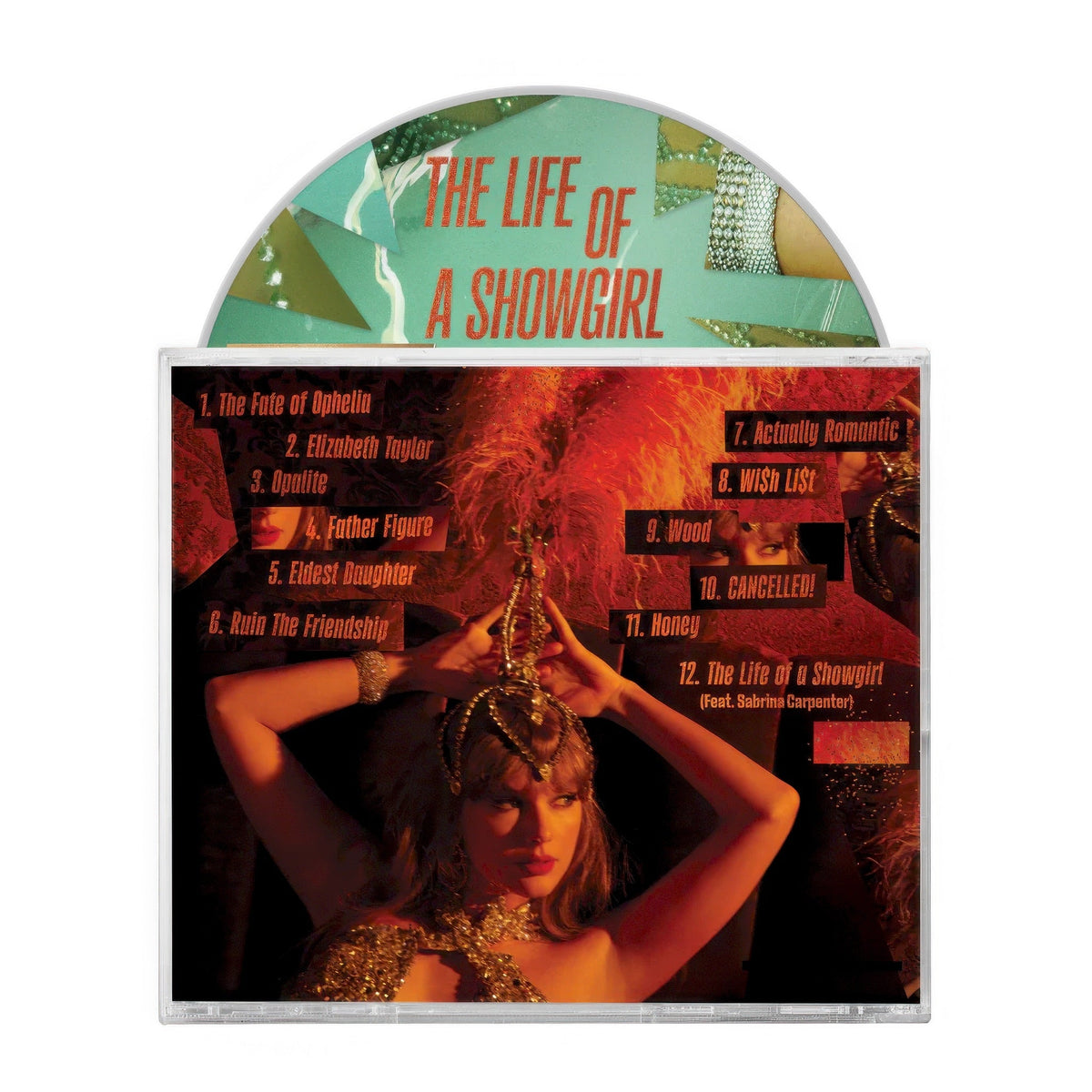 The Life of a Showgirl CD + Póster - Taylor Swift – Plastic Books