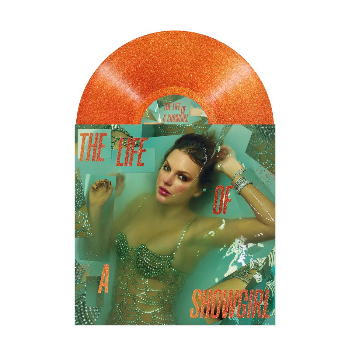 Vinilo The Life of a Showgirl Taylor Swift Portofino Orange