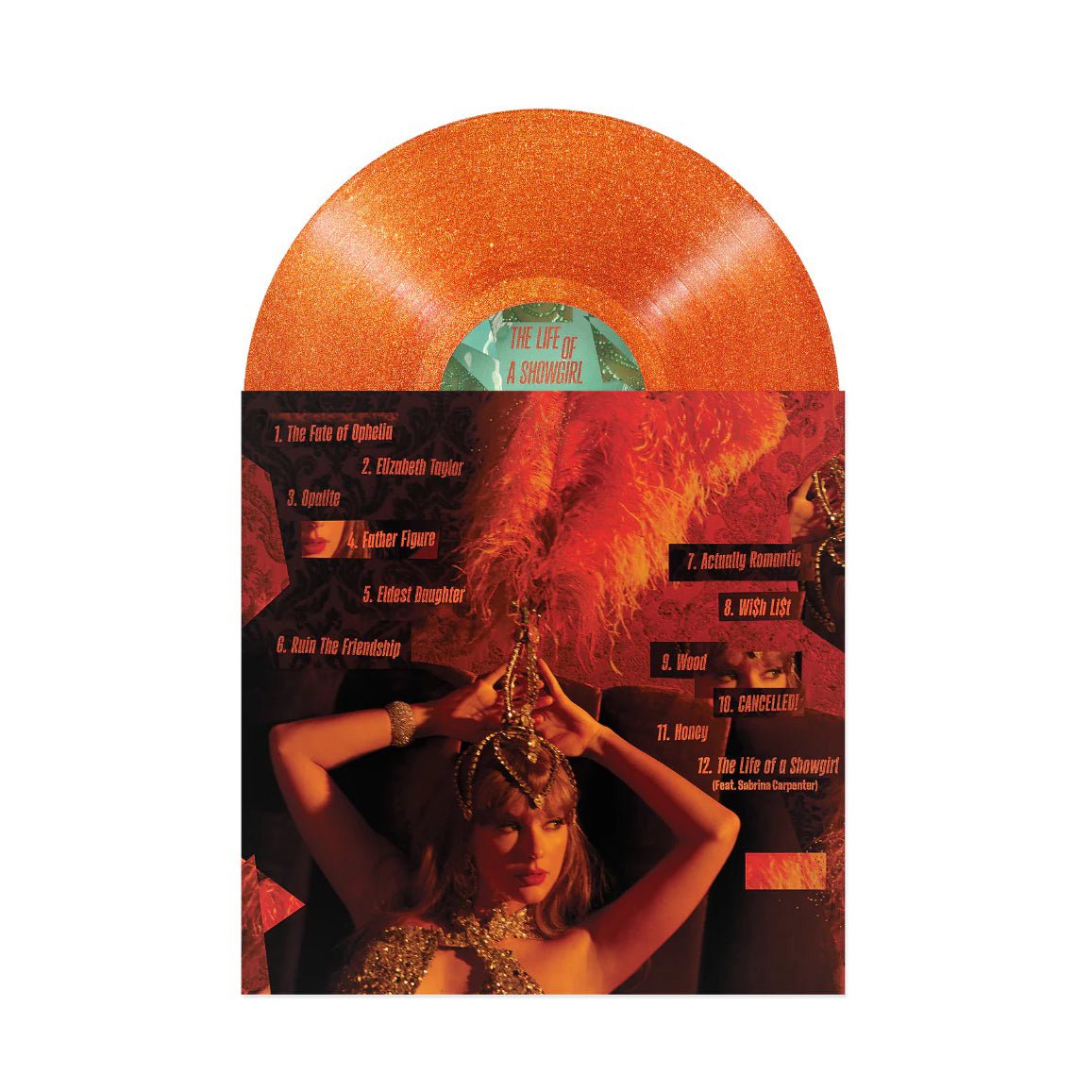 Taylor Swift – The Life of a Showgirl (Vinilo Portofino Orange Glitter) PREVENTA - Plastic Books