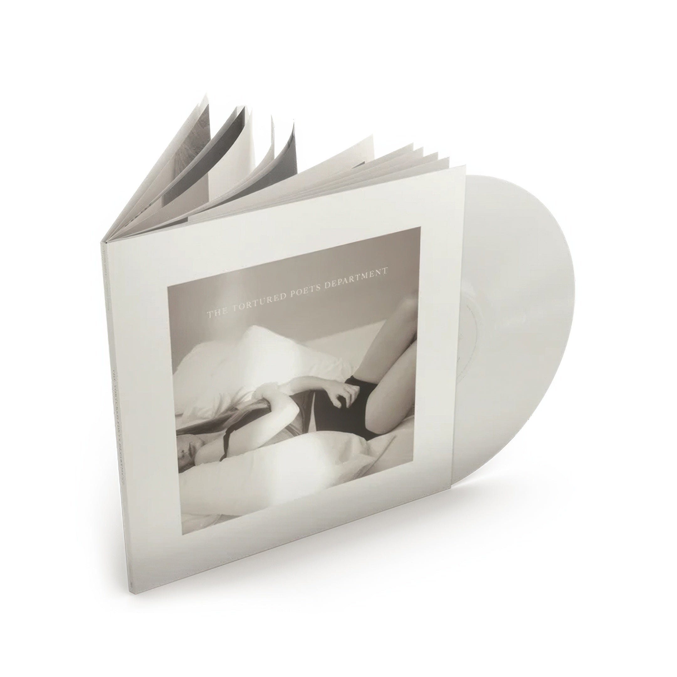 Taylor Swift — The Tortured Poets Department (Vinilo Blanco 2LP + “The Manuscript”) - Plastic Books