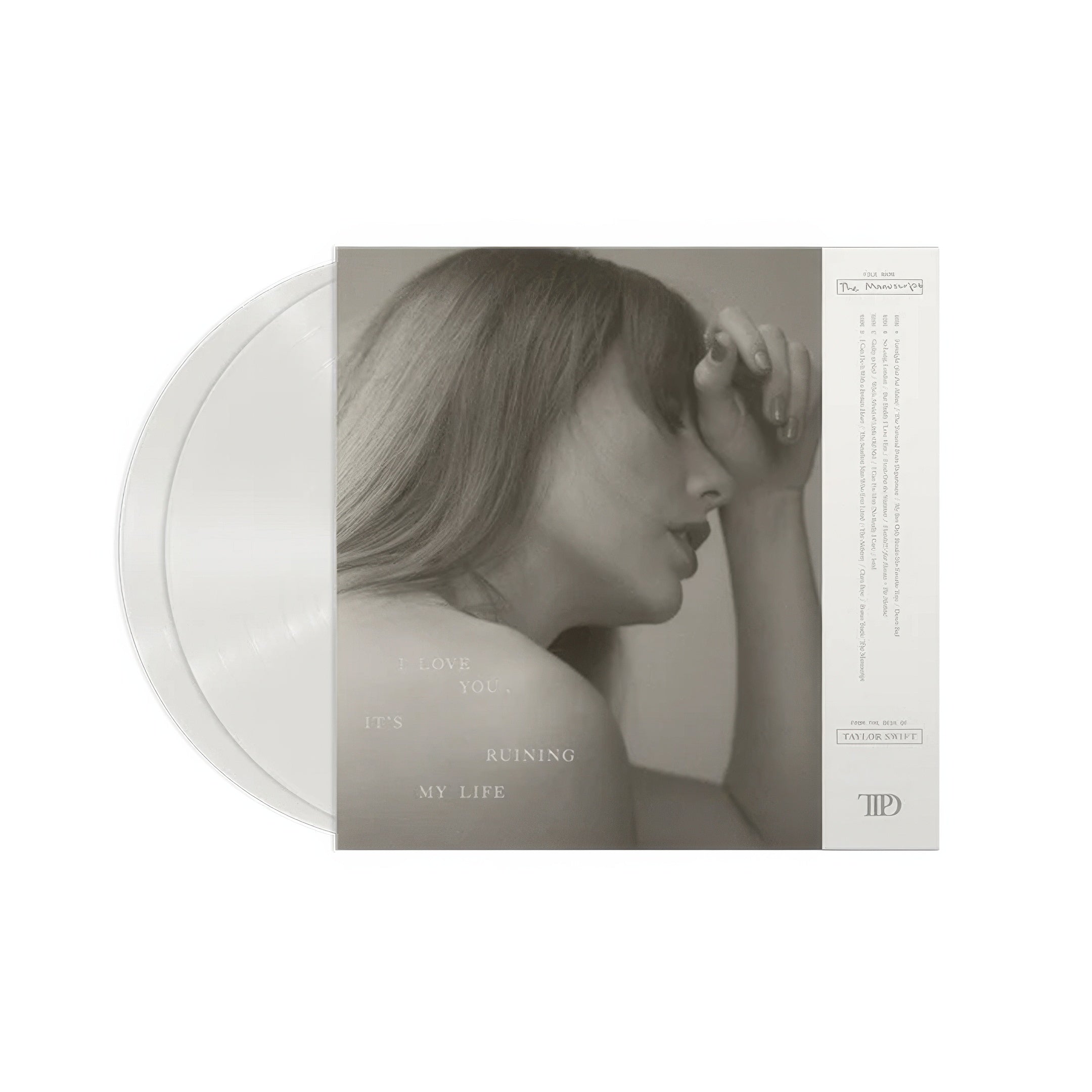 Taylor Swift — The Tortured Poets Department (Vinilo Blanco 2LP + “The Manuscript”) - Plastic Books