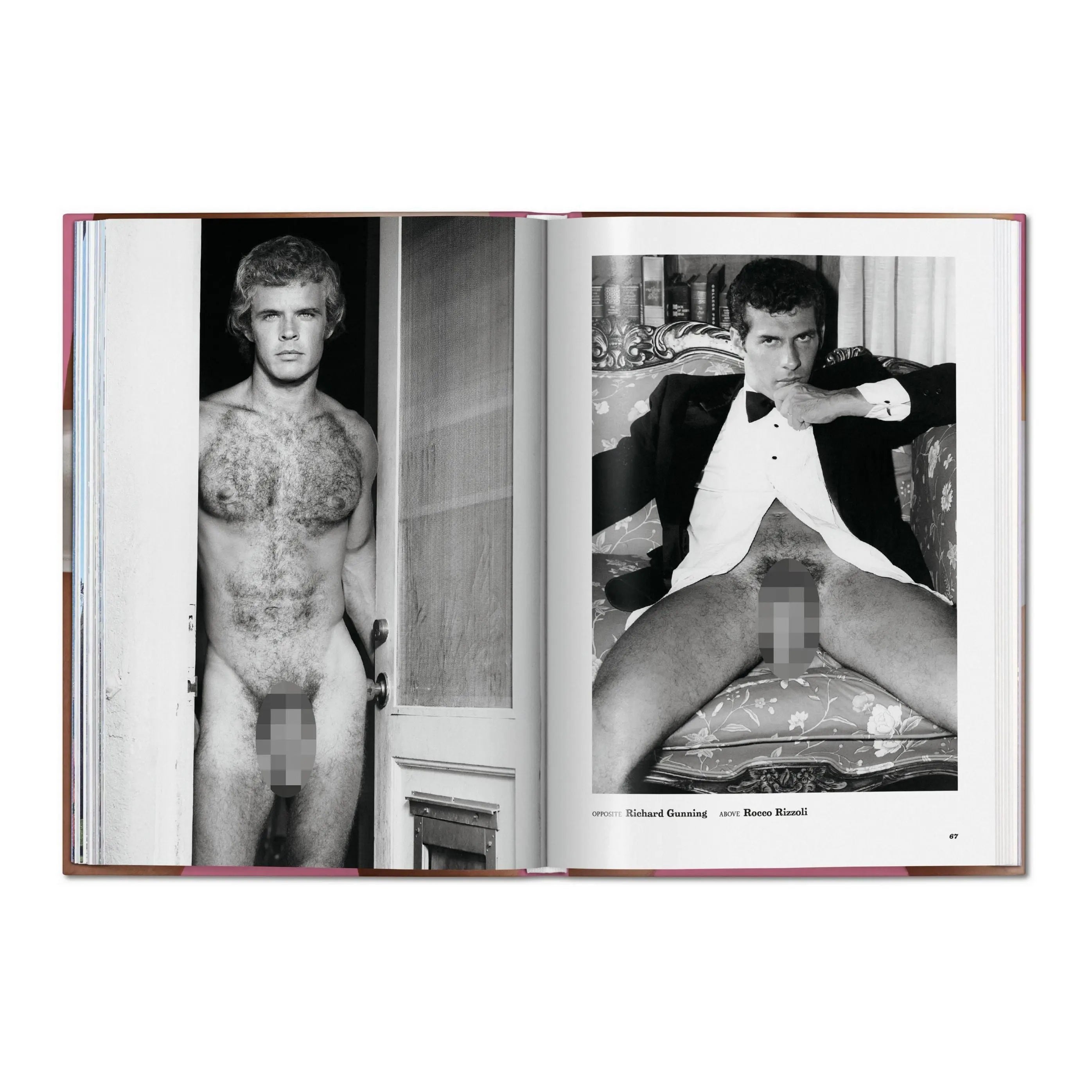 Libro de tapa dura con título The Little Big Penis Book en portada blanca y letras negras.
