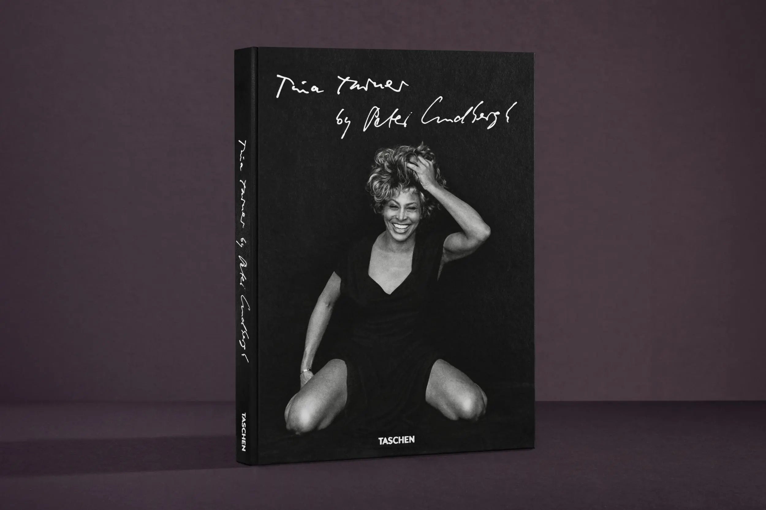 Tina Turner by Peter Lindbergh book with a black and white photo of Tina Turner on the cover.