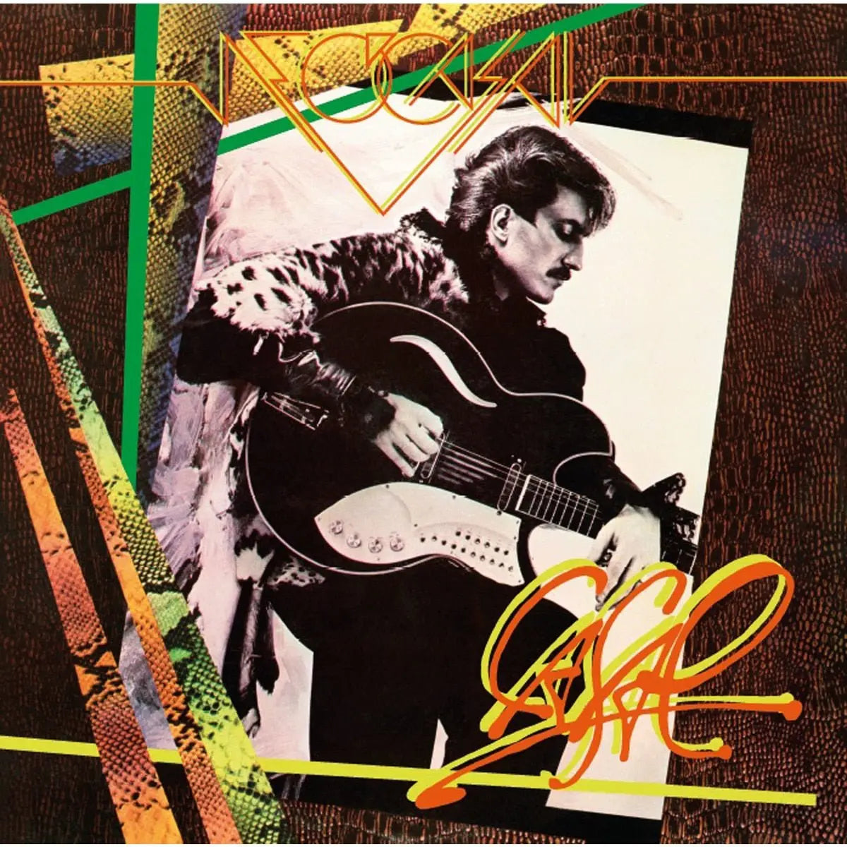Portada del álbum Neocasal con Tino Casal tocando la guitarra.