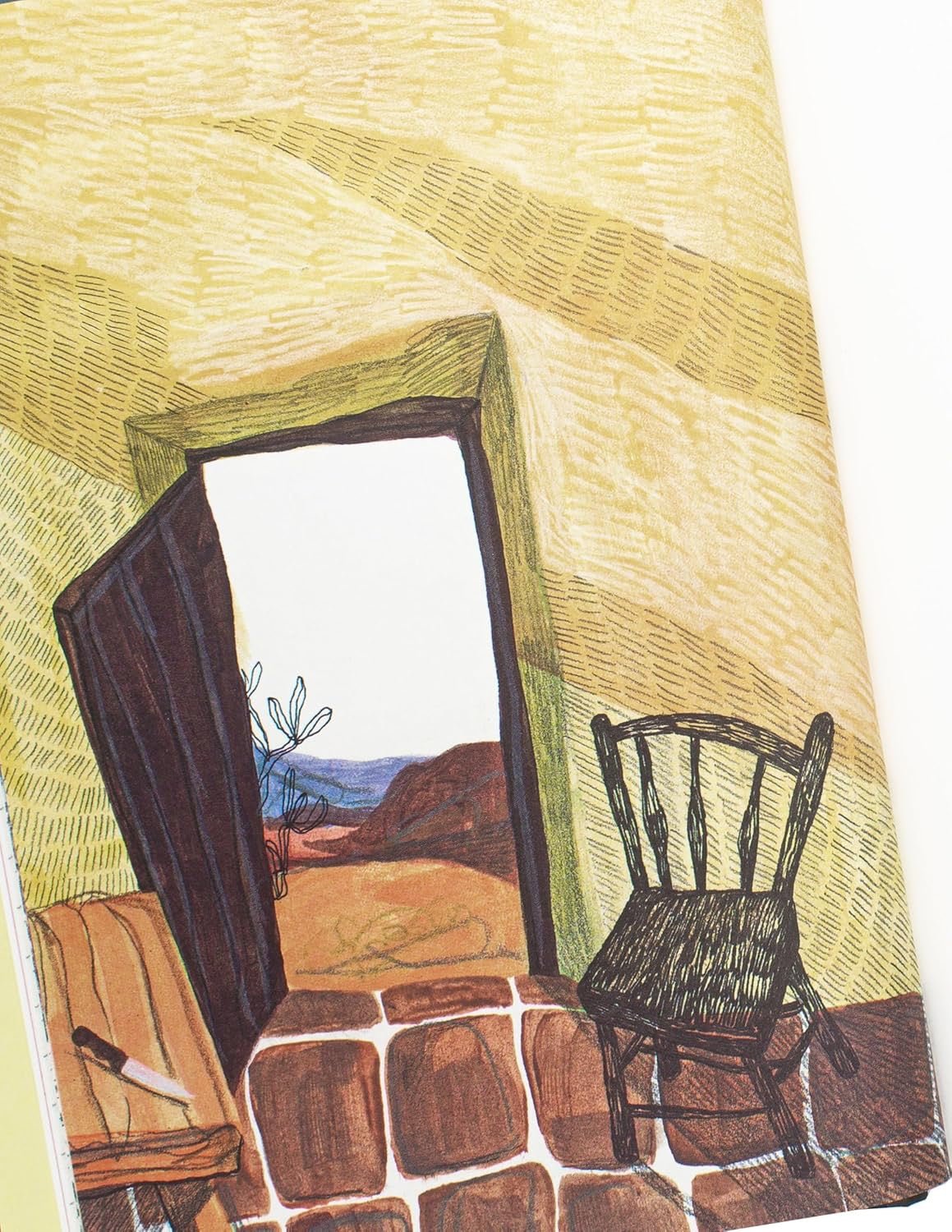 Libro de tapa dura con ilustraciones coloridas de Una trilogía rural de Federico García Lorca