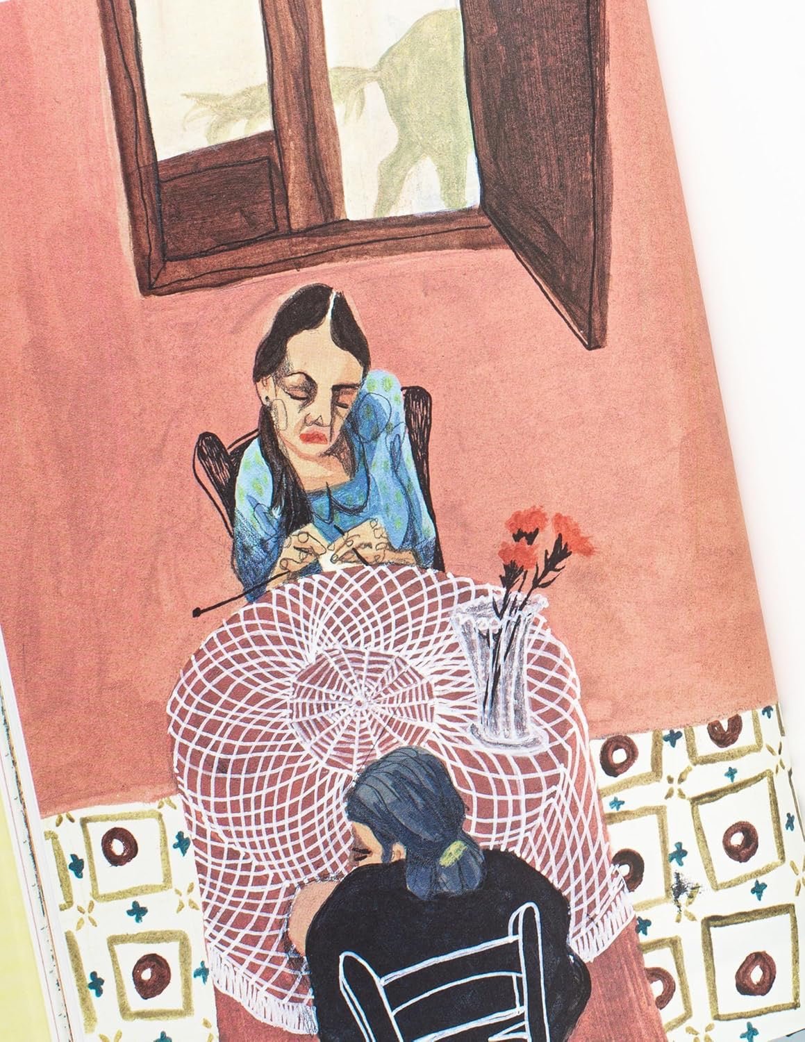Libro tapa dura con ilustraciones coloridas de Una trilogía rural de Federico García Lorca.